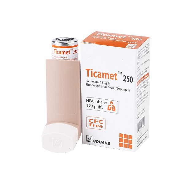 Ticamet 250 Inhaler (MDI)